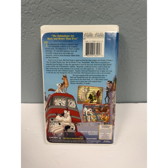 101 Dalmatians 2-Patch's London Adventure (VHS, 2003) - Picture 3 of 3